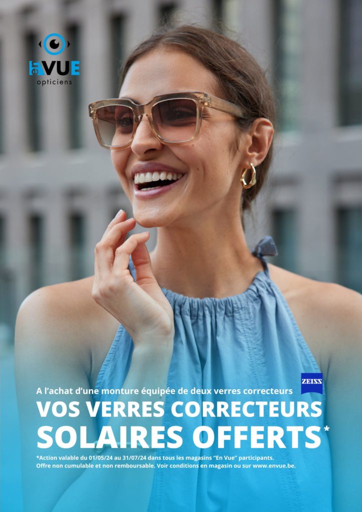 Vos verres correcteurs solaires offerts